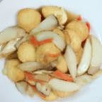 Best Japanese Tofu w. King Mushroom in Chicago, IL